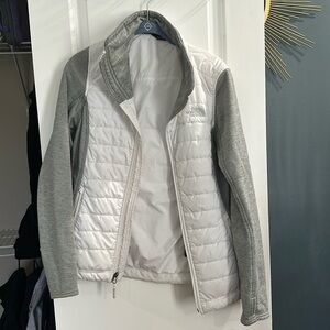 North face white coat